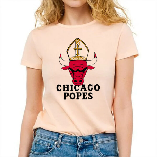 Chicago Bulls Pope Leo XIV Logo Unisex T Shirt