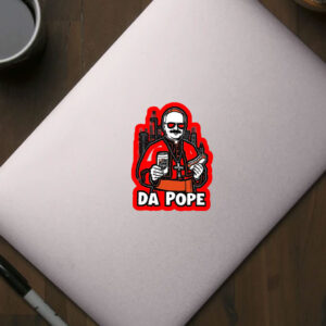 Chicago Pope Leo XIV, Da Pope 2025 Sticker, Car Magnet