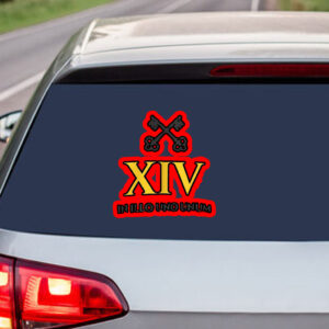 Credo In Illo UNO UNUM - Pope Leo XIV 2025 sTICKER, Car Magnet