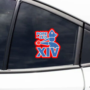 Da Pope Leo Xiv Baseball 2025 Sticker, Car Magnet