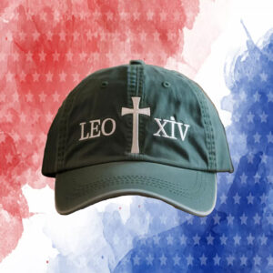 Embroidered Pope Leo XIV Washed Hat