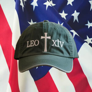 Embroidered Pope Leo XIV Washed Hat