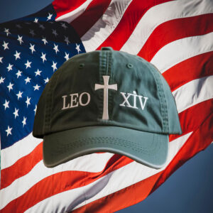 Embroidered Pope Leo XIV Washed Hat