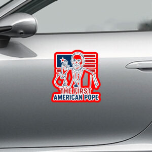 First American Pope - American Pope Vatican Sticker, Car Manet