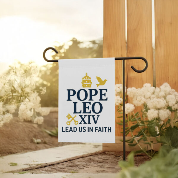 First American Pope - Pope Leo XIV Lead US In Faith 2025 Flag