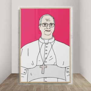 Funny Pope Leo XIV poster