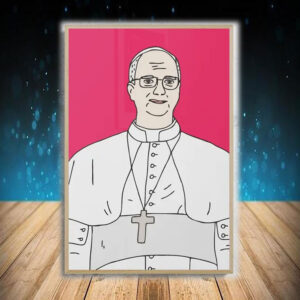 Funny Pope Leo XIV poster