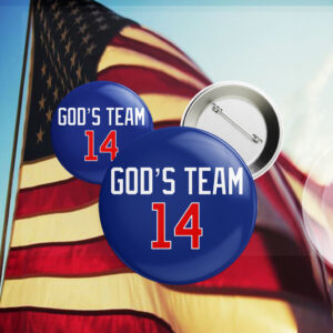 GOD'S TEAM 14 Button