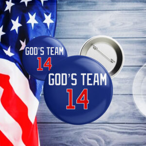 GOD'S TEAM 14 Button