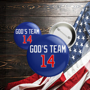 GOD'S TEAM 14 Button