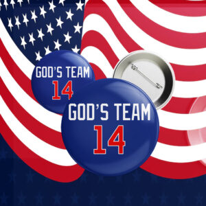 GOD'S TEAM 14 Button