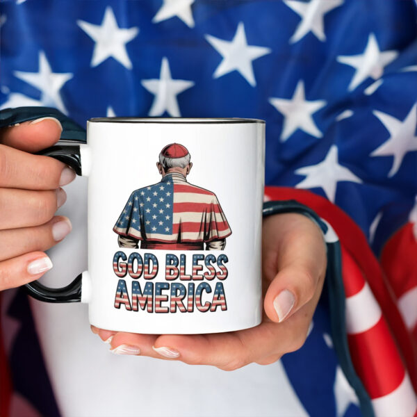 God Bless America Pope Leo XIV Robert Prevost 2025 Mug