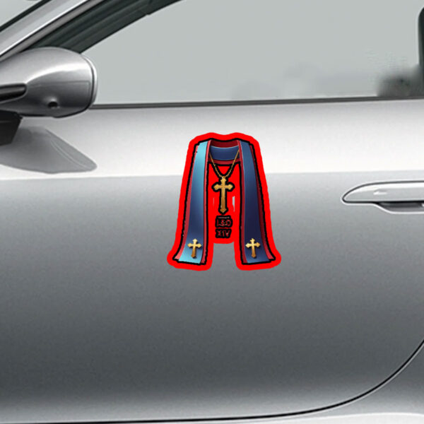 Good Bless Leo XIV - Pope Leo XIV First American Pope Sticker, Car Magnet