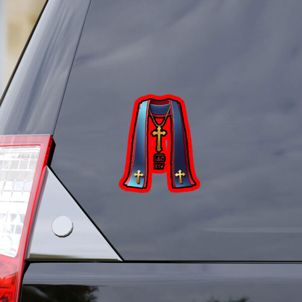 Good Bless Leo XIV - Pope Leo XIV First American Pope Sticker, Car Magnet