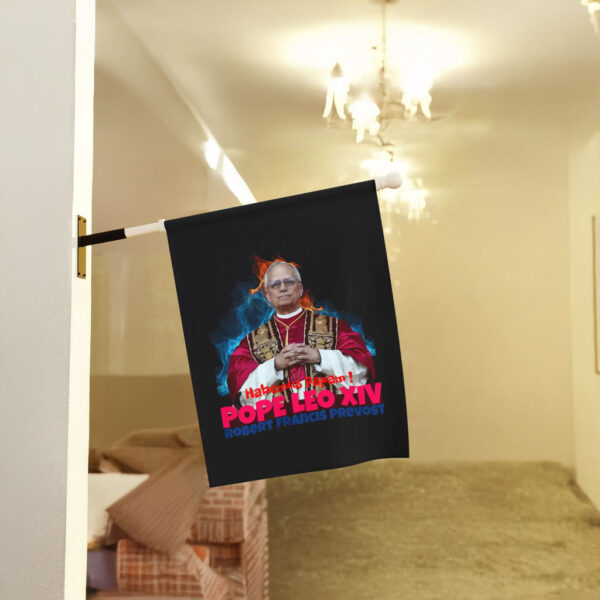Habemus Papam - Pope Leo XIV Robert Francis Prevost 2025 FLag