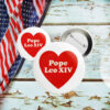 I Heart Love Pope Leo XIV Button