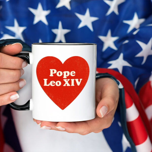 I Heart Love Pope Leo XIV Mug