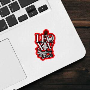 Leo XIV - First American Pope 2025 Sticker, Car Magnet