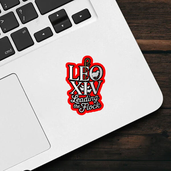 Leo XIV - First American Pope 2025 Sticker, Car Magnet