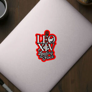 Leo XIV - First American Pope 2025 Sticker, Car Magnet