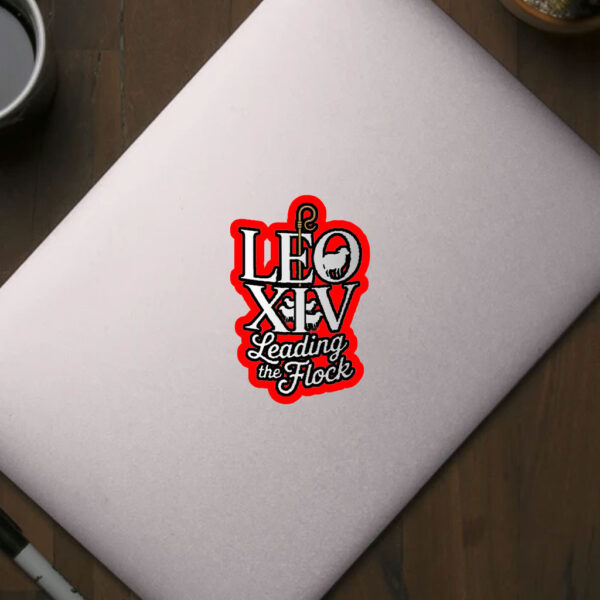 Leo XIV - First American Pope 2025 Sticker, Car Magnet