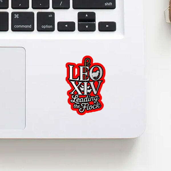 Leo XIV - First American Pope 2025 Sticker, Car Magnet