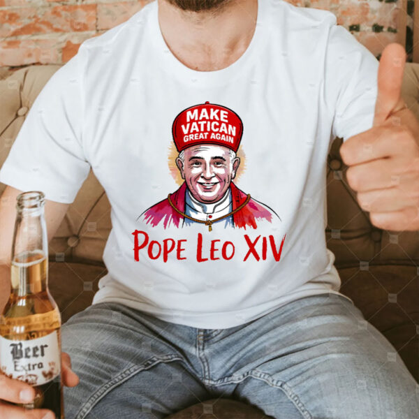 Make Vatican Great Again Pope Leo Xiv Cartoon Hat T-Shirt
