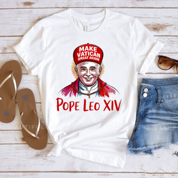 Make Vatican Great Again Pope Leo Xiv Cartoon Hat T-Shirt