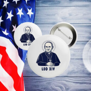 New Pope Leo Xiv, Retro Cardinal Robert Francis Button