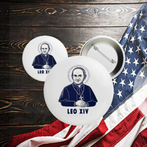New Pope Leo Xiv, Retro Cardinal Robert Francis Button