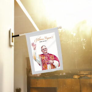 Official New Pope Habemus Papam - Pope Leo XIV 2025 Flag