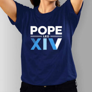 Official Pope Leo XIV, Pope Leo Villanova T-Shirt