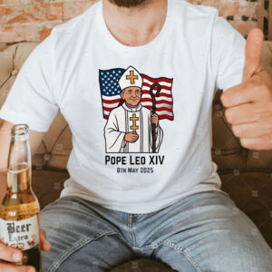 Original Pope Leo XIV 8th May 2025 Flag T Shirt