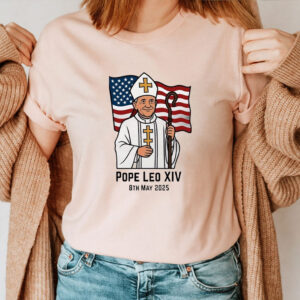 Original Pope Leo XIV 8th May 2025 Flag T Shirt