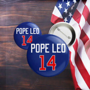 POPE LEO 14 Button