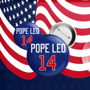 POPE LEO 14 Button