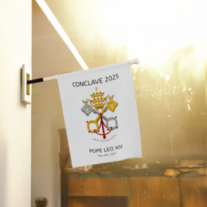 Papal Conclave 2025 Pope Leo XIV Commemorative Flag