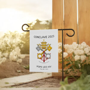 Papal Conclave 2025 Pope Leo XIV Commemorative Flag