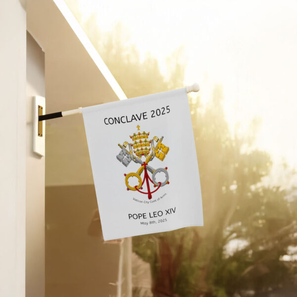 Papal Conclave 2025 Pope Leo XIV Commemorative Flag