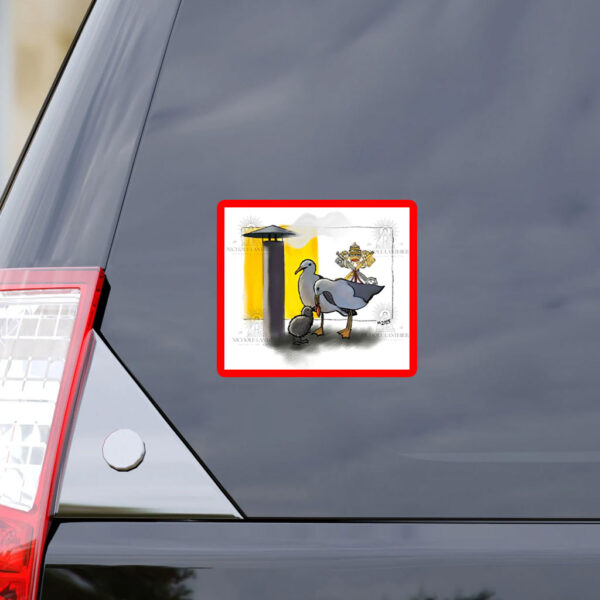 Pope Leo 14th - Pope Leo XIV 2025 Sticker, Car Magnet