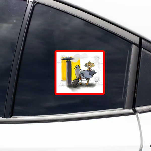 Pope Leo 14th - Pope Leo XIV 2025 Sticker, Car Magnet