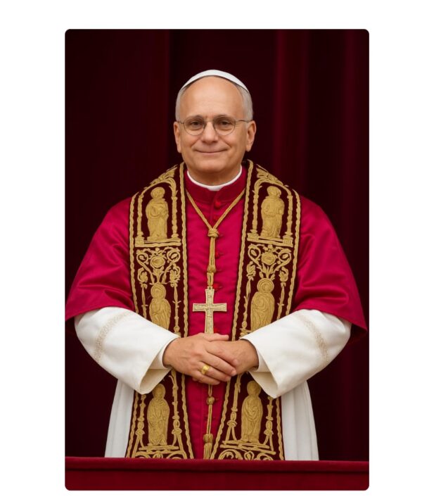 Pope Leo XIV: A Digital Art Print Poster