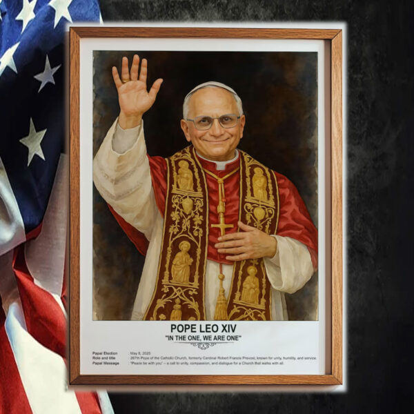 Pope Leo XIV Artwork Poster