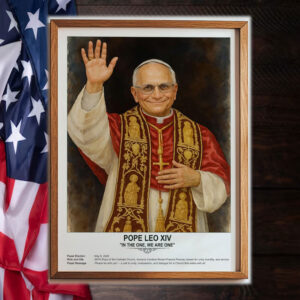 Pope Leo XIV Artwork Poster