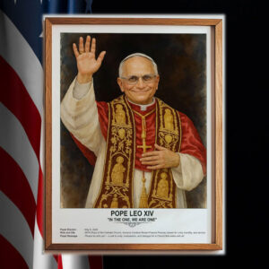 Pope Leo XIV Artwork Poster