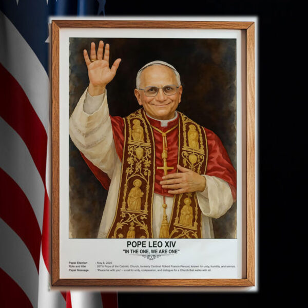 Pope Leo XIV Artwork Poster