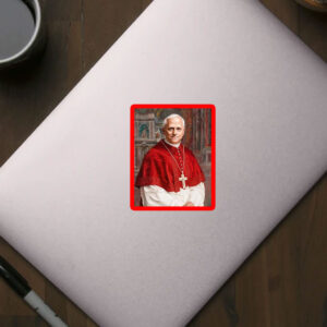 Pope Leo XIV - Cardinal Robert Francis Prevost First American Pope 2025 Sticker, Car Magnet