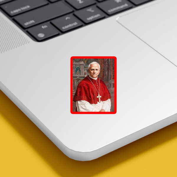 Pope Leo XIV - Cardinal Robert Francis Prevost First American Pope 2025 Sticker, Car Magnet