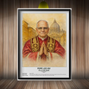Pope Leo XIV - Christian Religious 2025 Poster