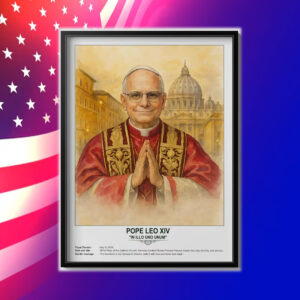 Pope Leo XIV - Christian Religious 2025 Poster